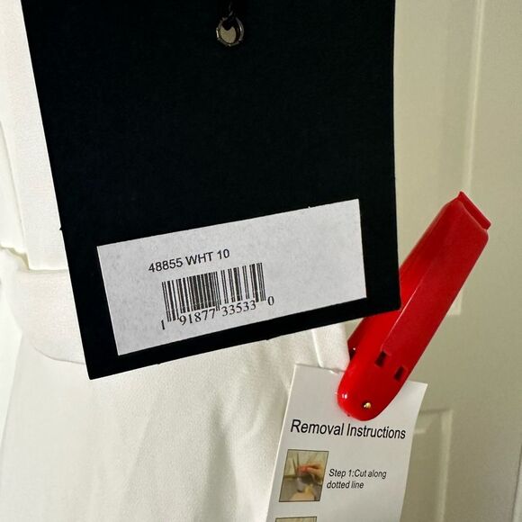 Mac Duggal | 48855 Classic A Line V Neck Ballgown NEW Size 10 Wedding Worthy! - Picture 10 of 11